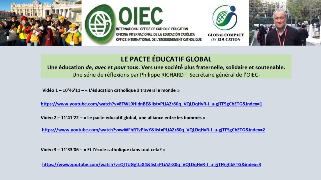 Reflexiones – Pacto Educativo Global