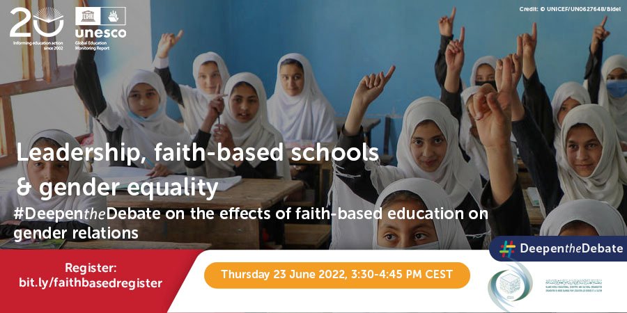 Liderazgo, escuelas basadas en la fe e igualdad de género – webinar
