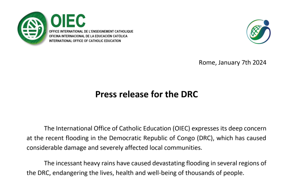 <strong>Press release for the DRC</strong>